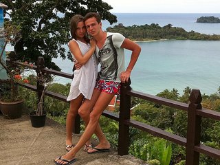 Amazing beach intercourse flick