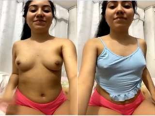 Busty Euro babe flaunts her