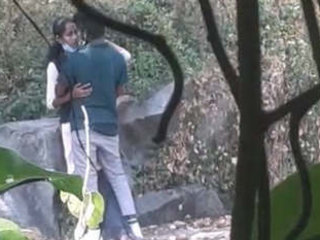 School Indian student's outdoor romance