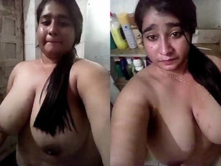 A provocative Indian nymph performs a