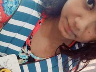 College college girl flaunts her globes