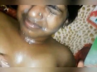 Strong Orgasm: Jism on my girlfriend's