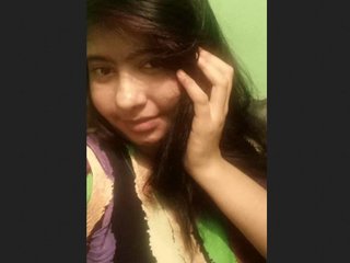 Spectacular girl takes a bath in the