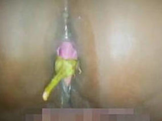 Eggplant and duck join for a kinky anal