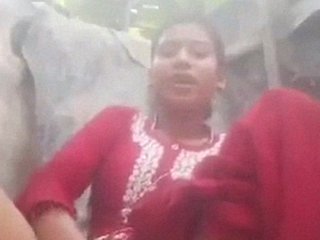 a cool Bengali lady pamper in fake penis