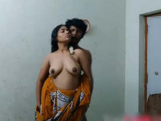 Telugu couple has standing hook-up with