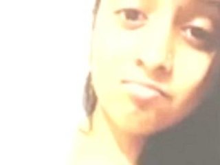 Indian teen flaunts her assets and jerks