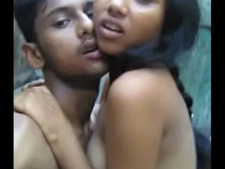 College college girl from a village has