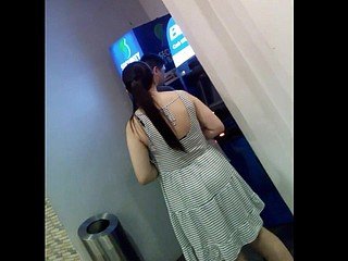 Filipino girl in dark-hued tights gets