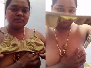 Indian bhabhi taunts and chats dirty in