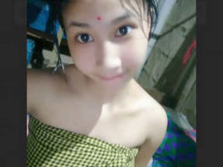 Assam wife's adorable bare selfie takes